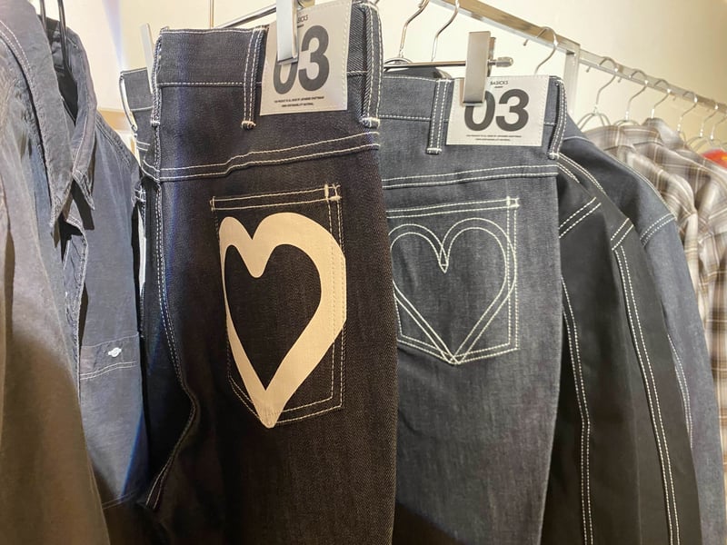 basick Heart Pocket denim ベイシックス-