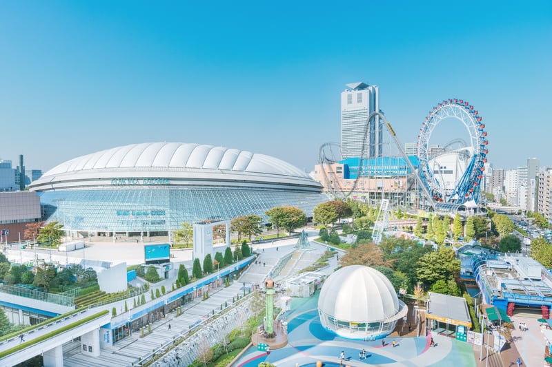 東京ドームシティの大規模リニューアルイメージ画像
