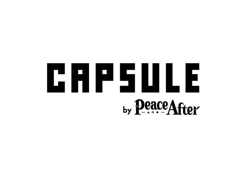 Peace and Afterのコンセプトストア「カプセル」のロゴマーク