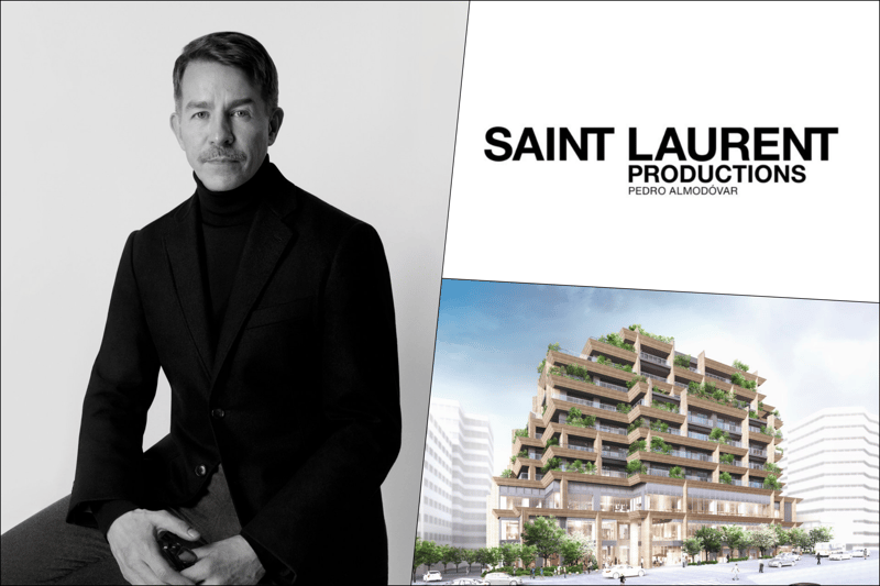 サンローランのロゴと代官山にオープンする商業施設、ダンヒルの新クリエイティブディレクター サイモン・ホロウェイのコラージュ