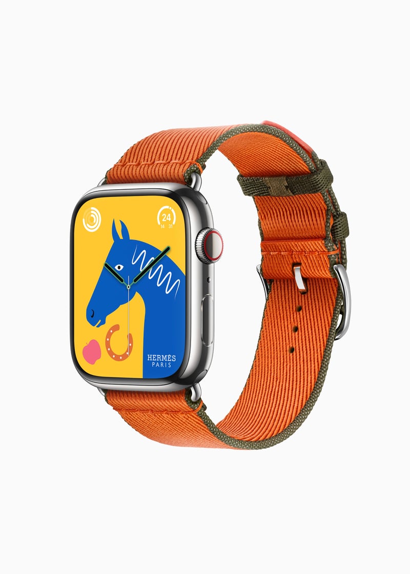 Apple Watch HERMES アップルウォッチラバーバンド - 時計