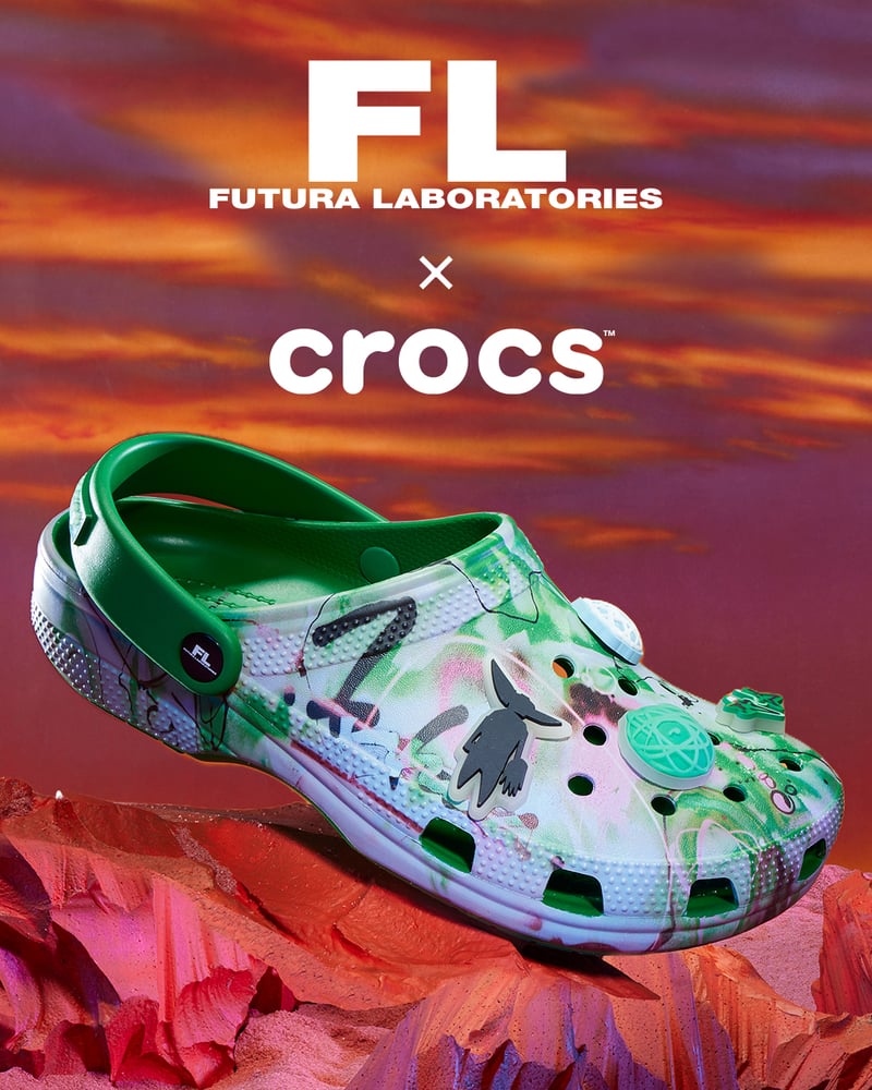 フラグメント★新品希少★Crocs × Futura Laboratories クロックス
