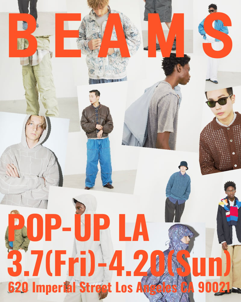 「BEAMS POP-UP LA」メインヴィジュアル