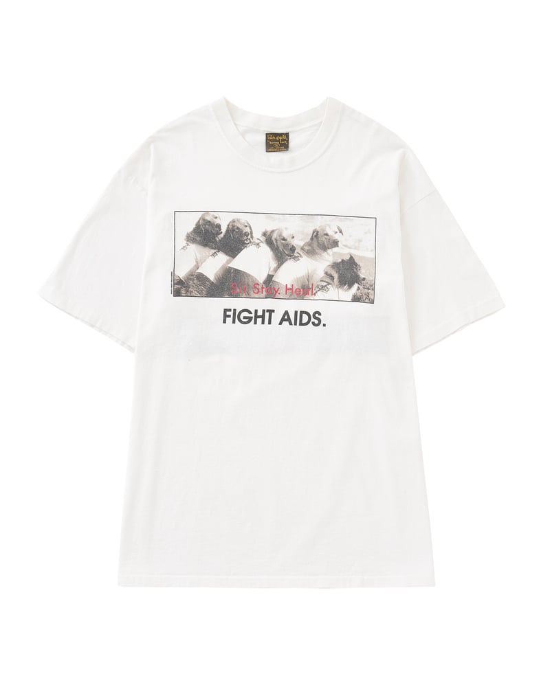 1990s TOMMY HILFIGER "FIGHT AIDS photo by Bruce Weber" Tシャツ