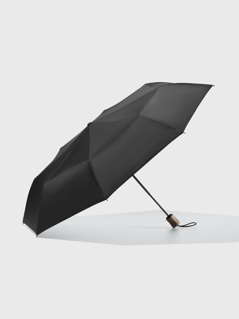 晴雨兼用の黒い傘
