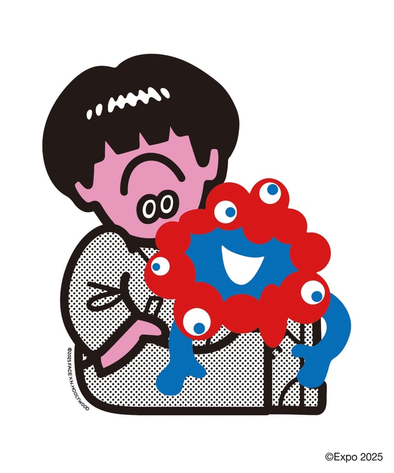 N.HOOLYWOODとミャクミャクとfaceo okaのトリプルコラボ