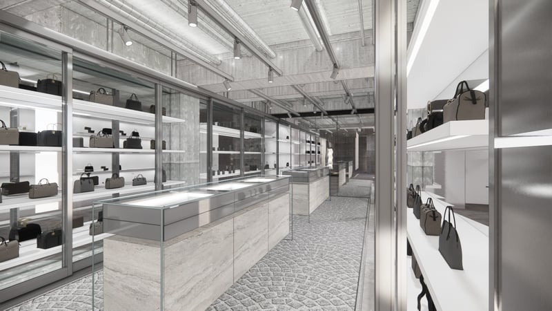 リンカン 銀座 bag 店、内装イメージ