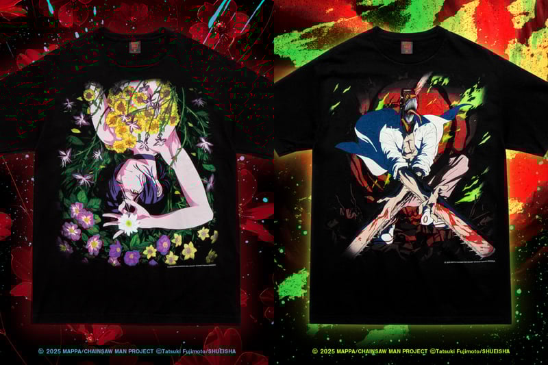 GEEKS RULEとチェンソーマンのコラボTシャツ