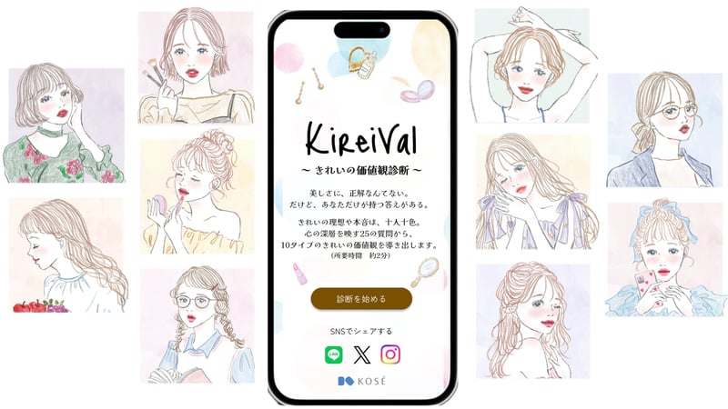 コーセー キレイバル イメージ画像