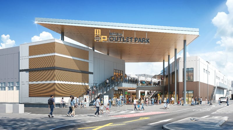 「(仮称)三井アウトレットパーク 福岡」イメージパース