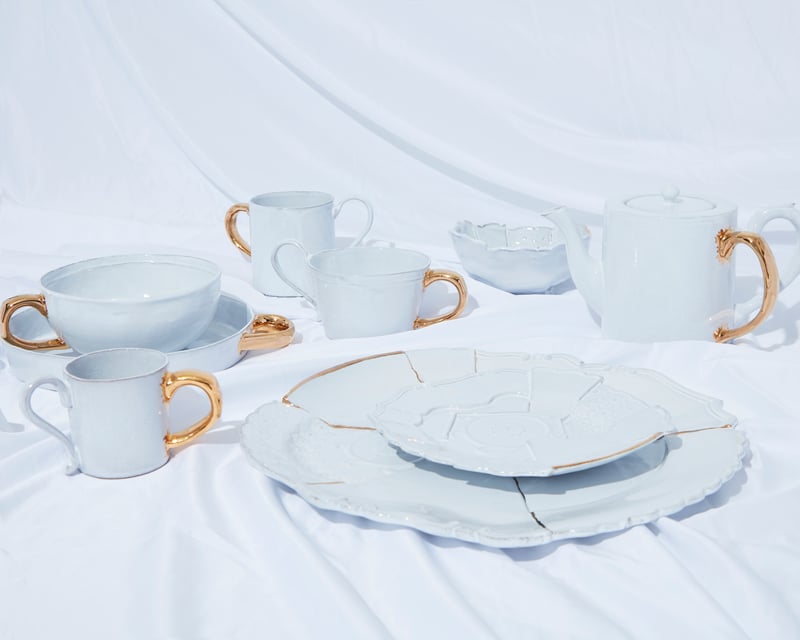 作品が並んだショット