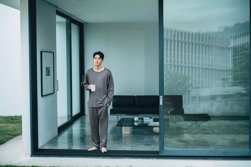 「BAKUNE メリノウール」着用画像