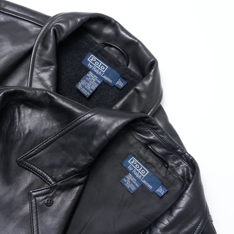  ラルフ ローレン レザーカーコート