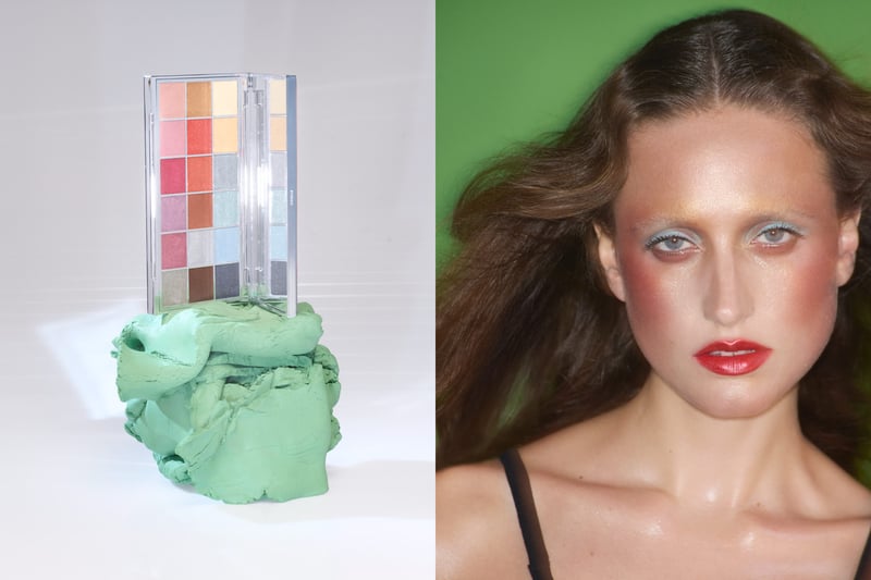  BYREDOの18色入りアイシャドウパレット「ヴェスヴィオ」