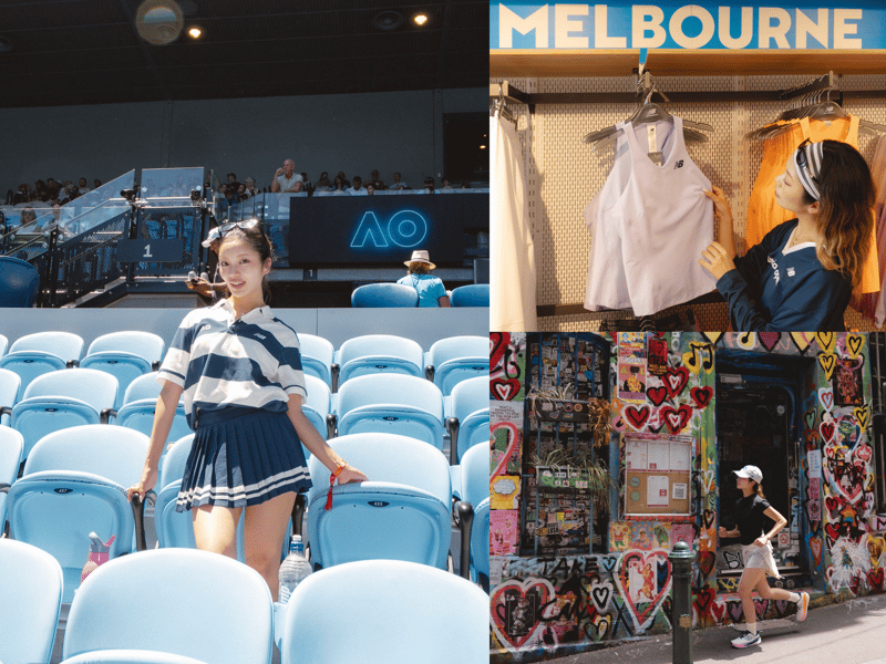 会場での写真や街ランの様子のコラージュ画像