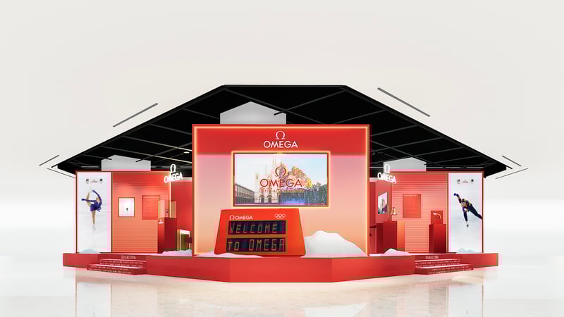 「オメガ ミラノ・コルティナ 2026」を新宿伊勢丹で開催
