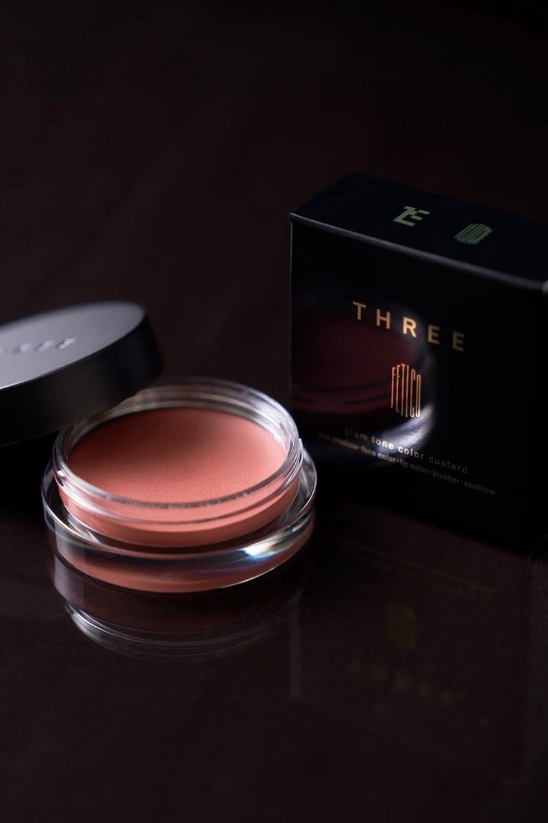 THREE × FETICO グラムトーンカラーカスタード F01 BLOOM WHISPERの画像