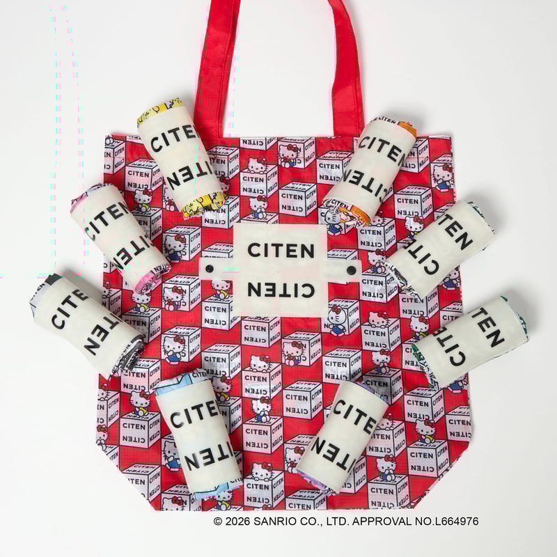 シテンとサンリオキャラクターのコラボアイテム