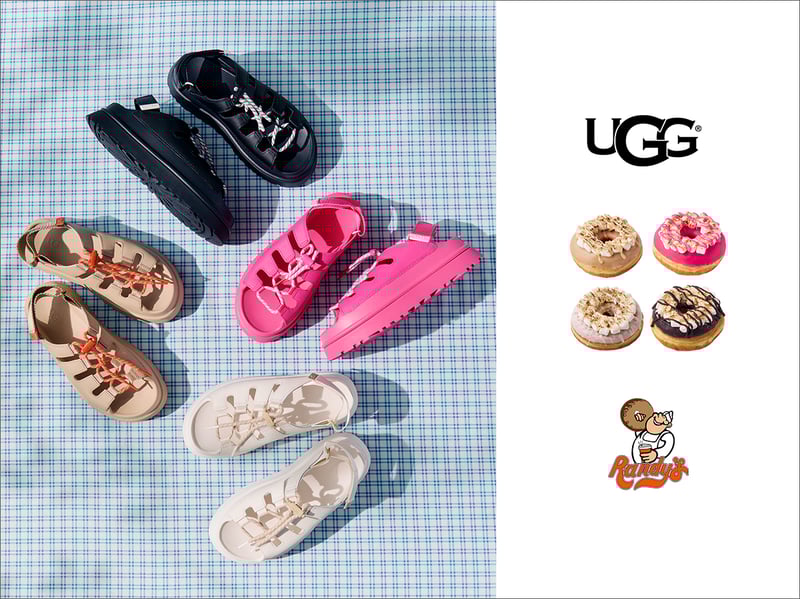 アグのサンダル