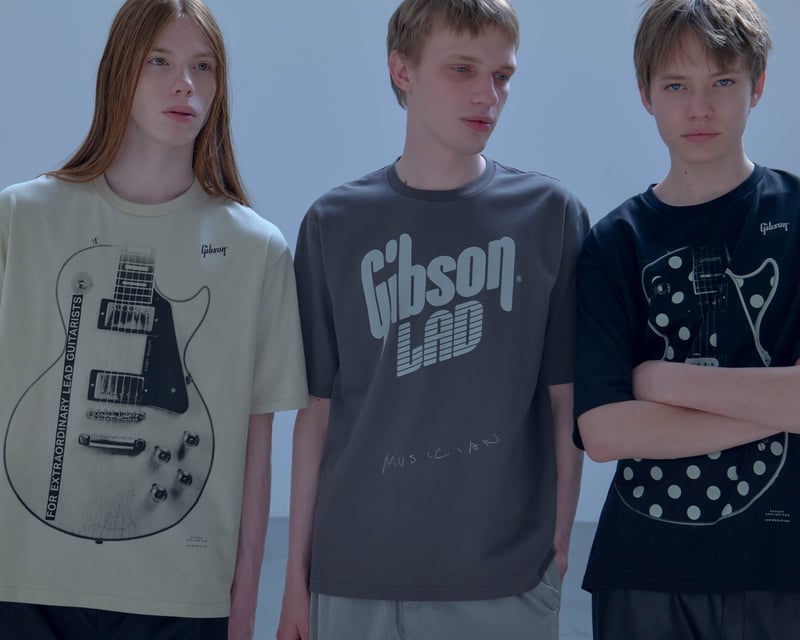 Gibson × LAD MUSICIAN コラボアイテム着用画像