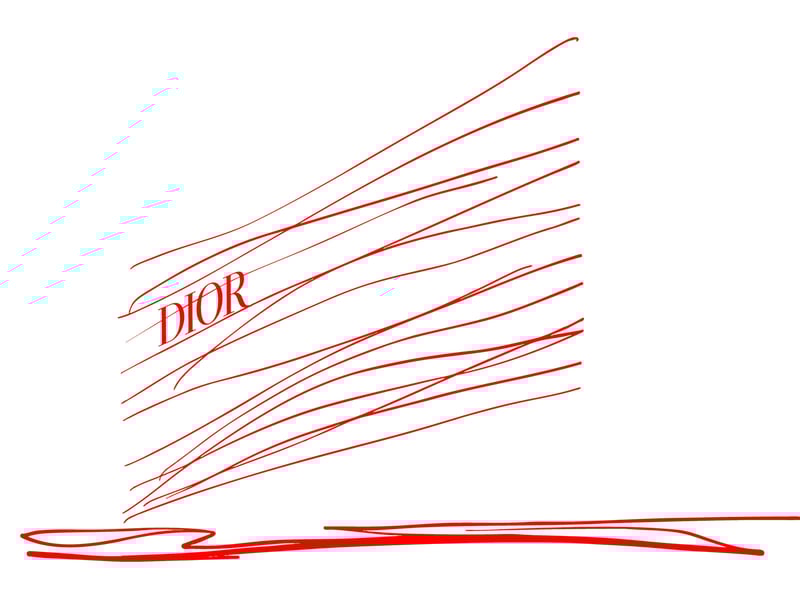 ハウス オブ ディオール 心斎橋 ヴィジュアル
