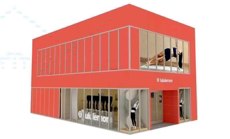 ルルレモンが神宮前でポップアップストアを開催