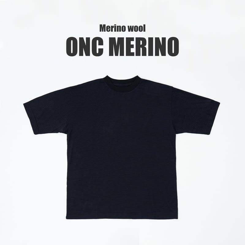 オーエヌシーメリノのメリノウールTシャツ