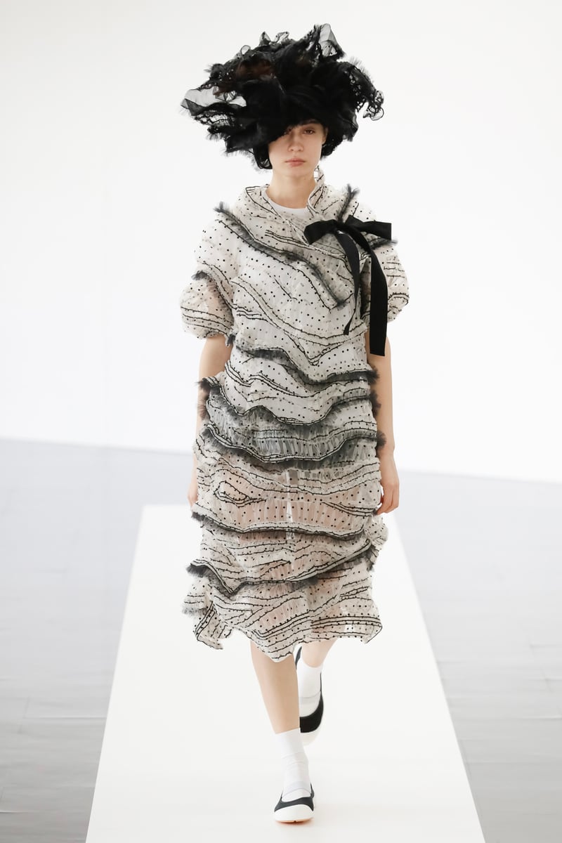 tricot COMME des GARCONS 2021SS 花柄ワンピース-