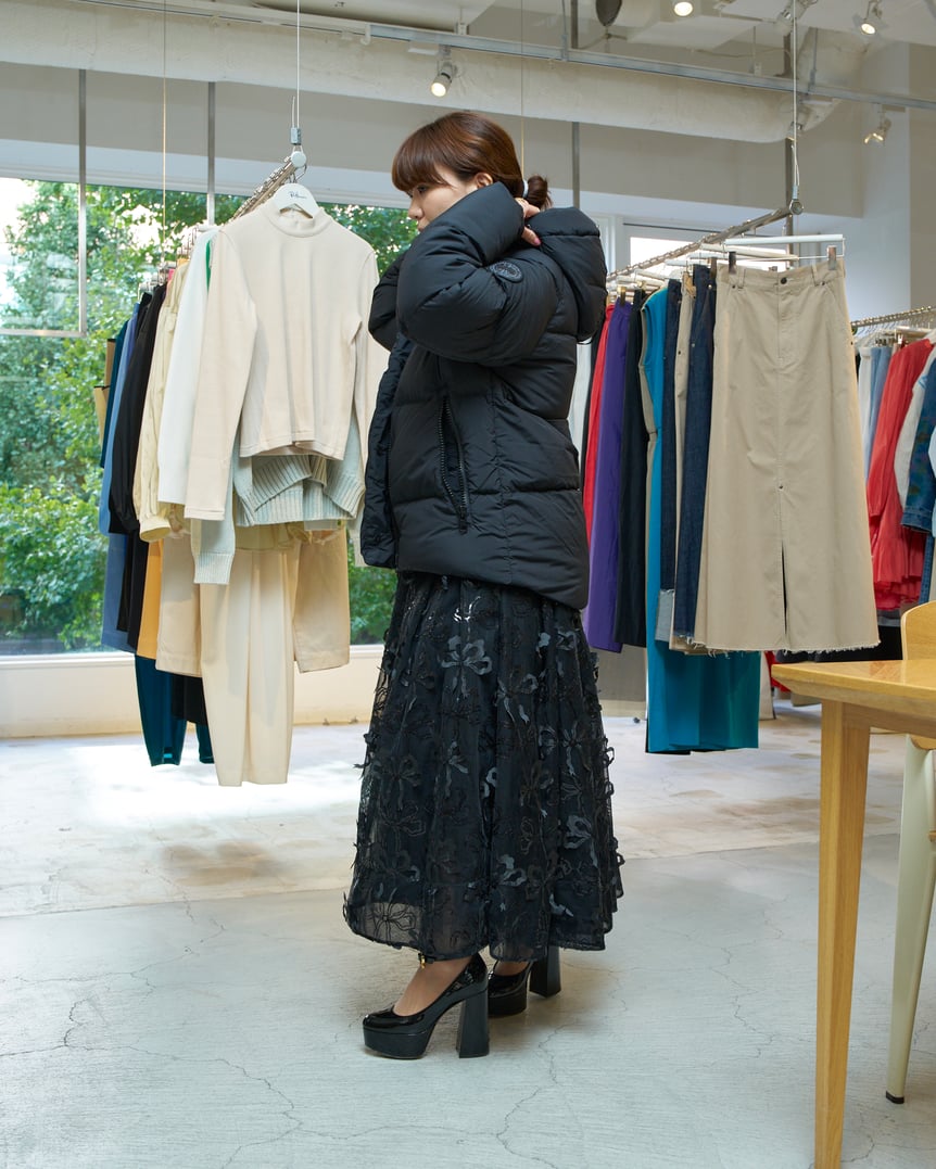 横からみたシルエット