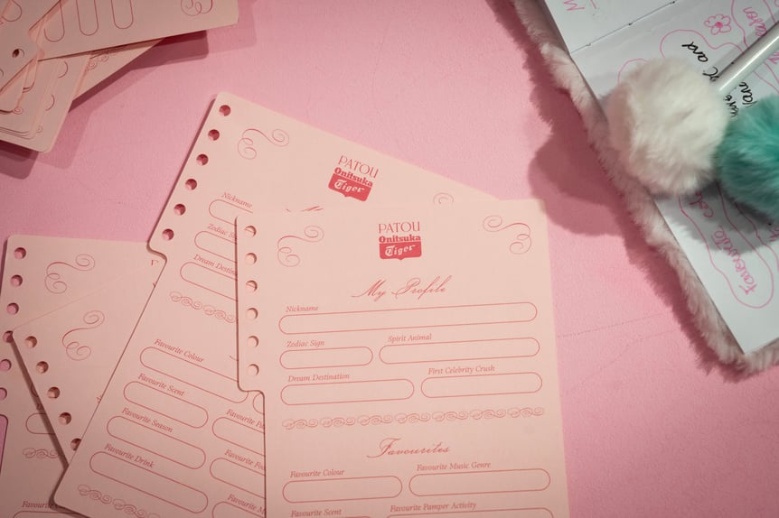 「オニツカタイガー(Onitsuka Tiger)」「パトゥ(PATOU)」のコラボレーションポップアップ。場所はロンドン店。