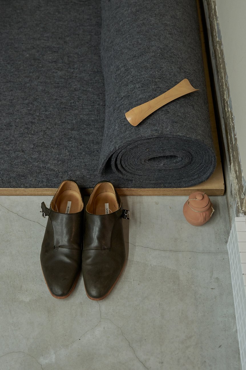 アンスナムの革靴