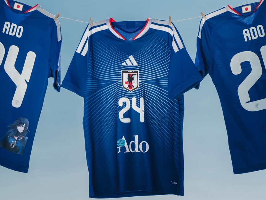 アディダスがサッカー日本代表の新ユニフォームを発表、最新技術を採用
