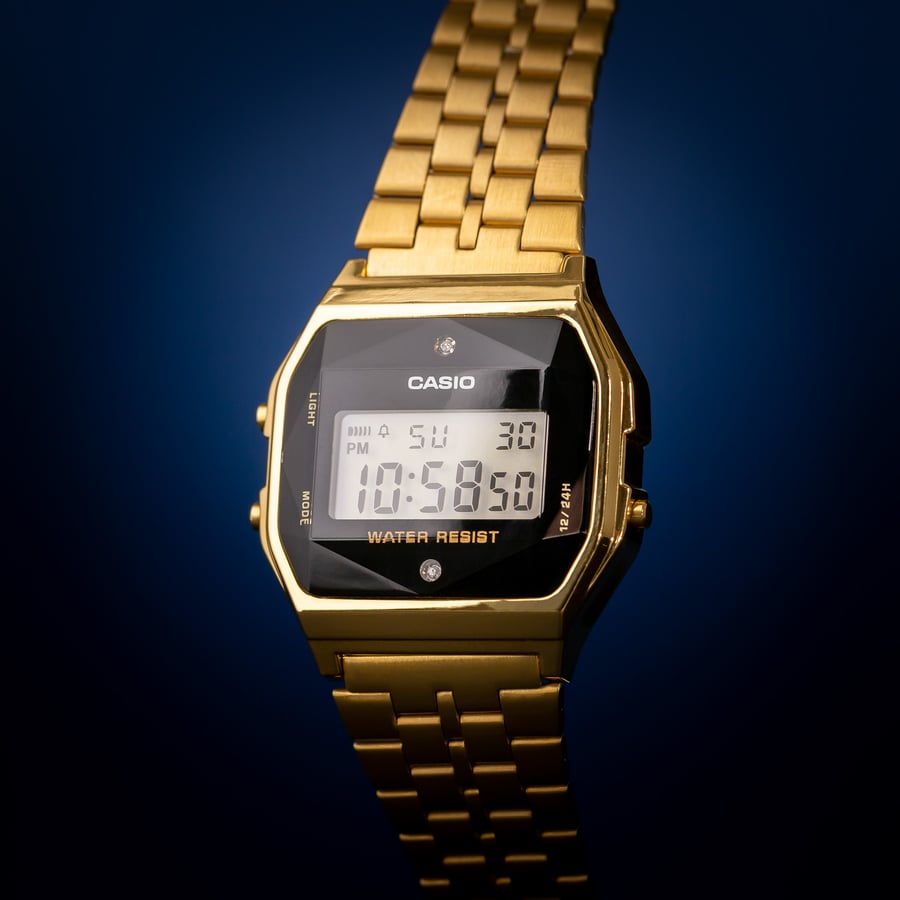 CASIO チープカシオ　ナチュラルダイヤモンド 天然ダイヤモンド付き