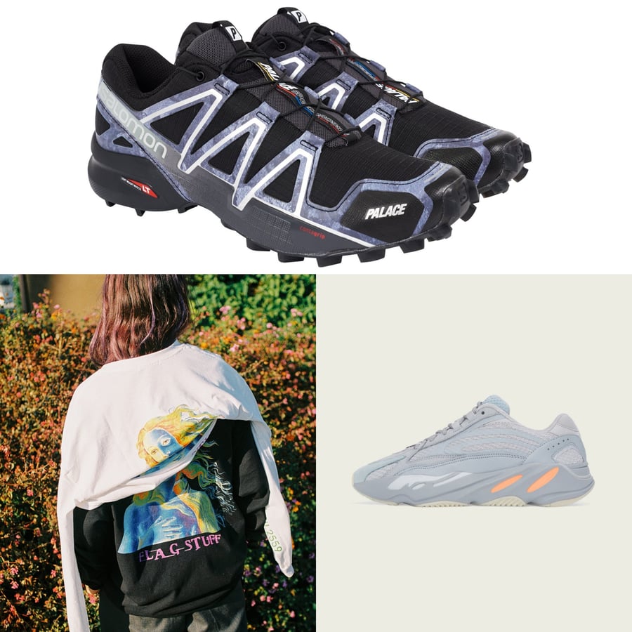 ギャルソン×ナイキ、ロゴチェーン付きシューズがベルクロにアップデート