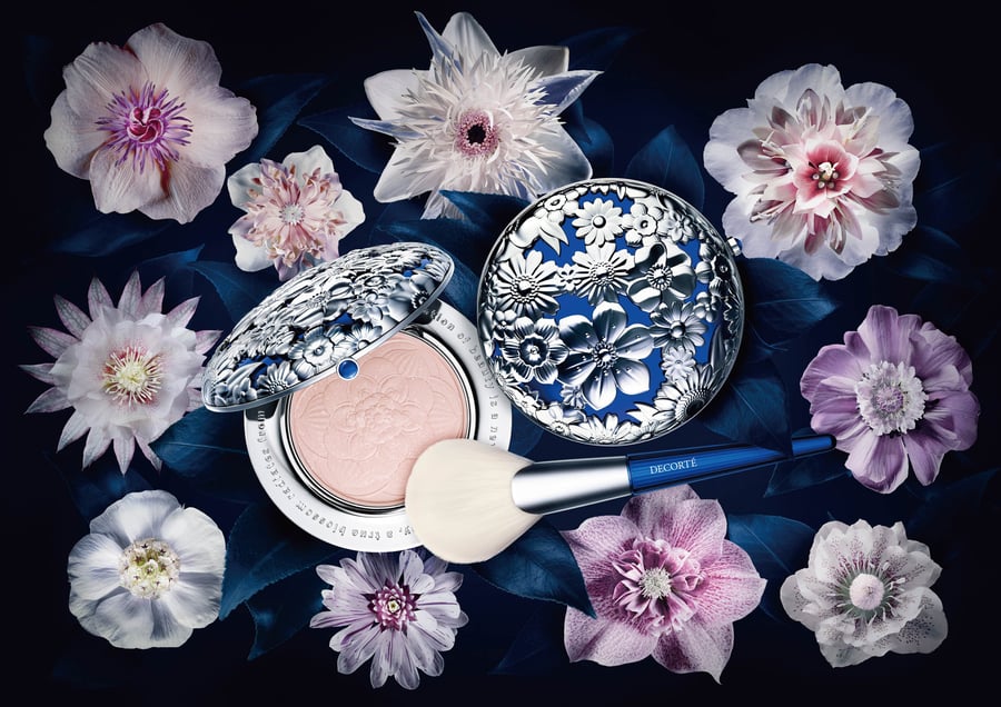 バカラ　グラス　コスメデコルテ　限定品　ミリオリティ 　クリスタルスタンド decorte-50th-cream-008.jpg