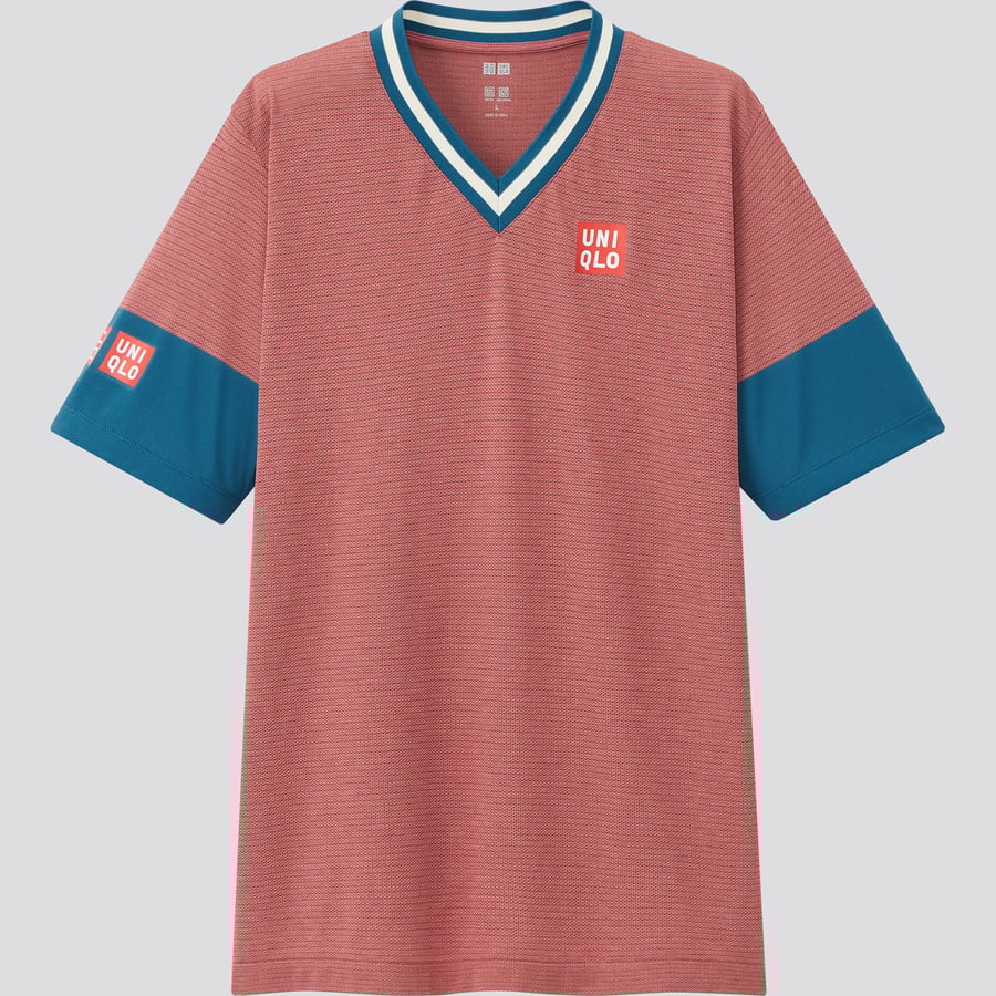 UNIQLO ユニクロ フェデラーモデル Federer Mサイズ 錦織圭 レア】UNIQLO ユニクロ テニスウェア シャツ フェデラー Federer