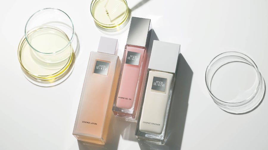 ザ・ギンザ」からツヤと透明感に焦点を当てた新商品 除去化粧水、洗顔