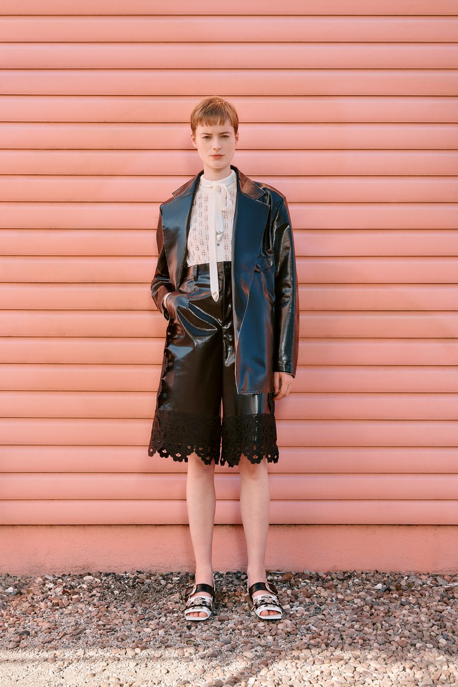 JIL SANDER NAVY ジルサンダー　シープレザー　スカート　ブラック JIL SANDER(ジルサンダー) Layered cotton skirt レイヤード