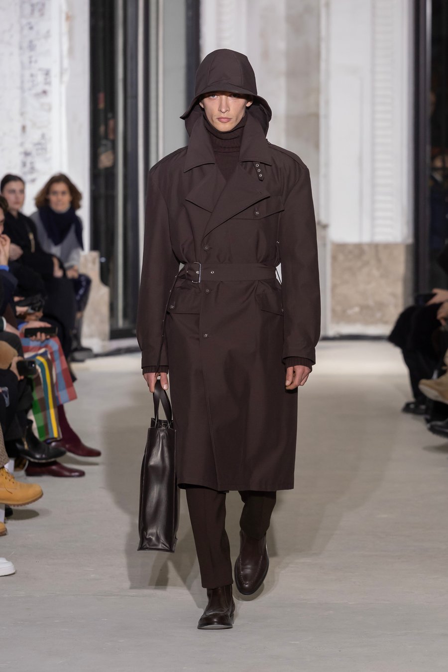 marine serre  18FWコレクションコート MARINE SERRE 2024年秋冬コレクション | パリ | 画像43枚
