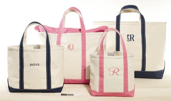 L L Beanのモノグラムサービス拡大 カスタム刺繍が豊富に L L Beanのモノグラムサービス拡大 カスタム刺繍が豊富に