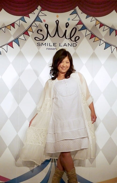 渋谷で ぽっちゃりさん のファッションショー