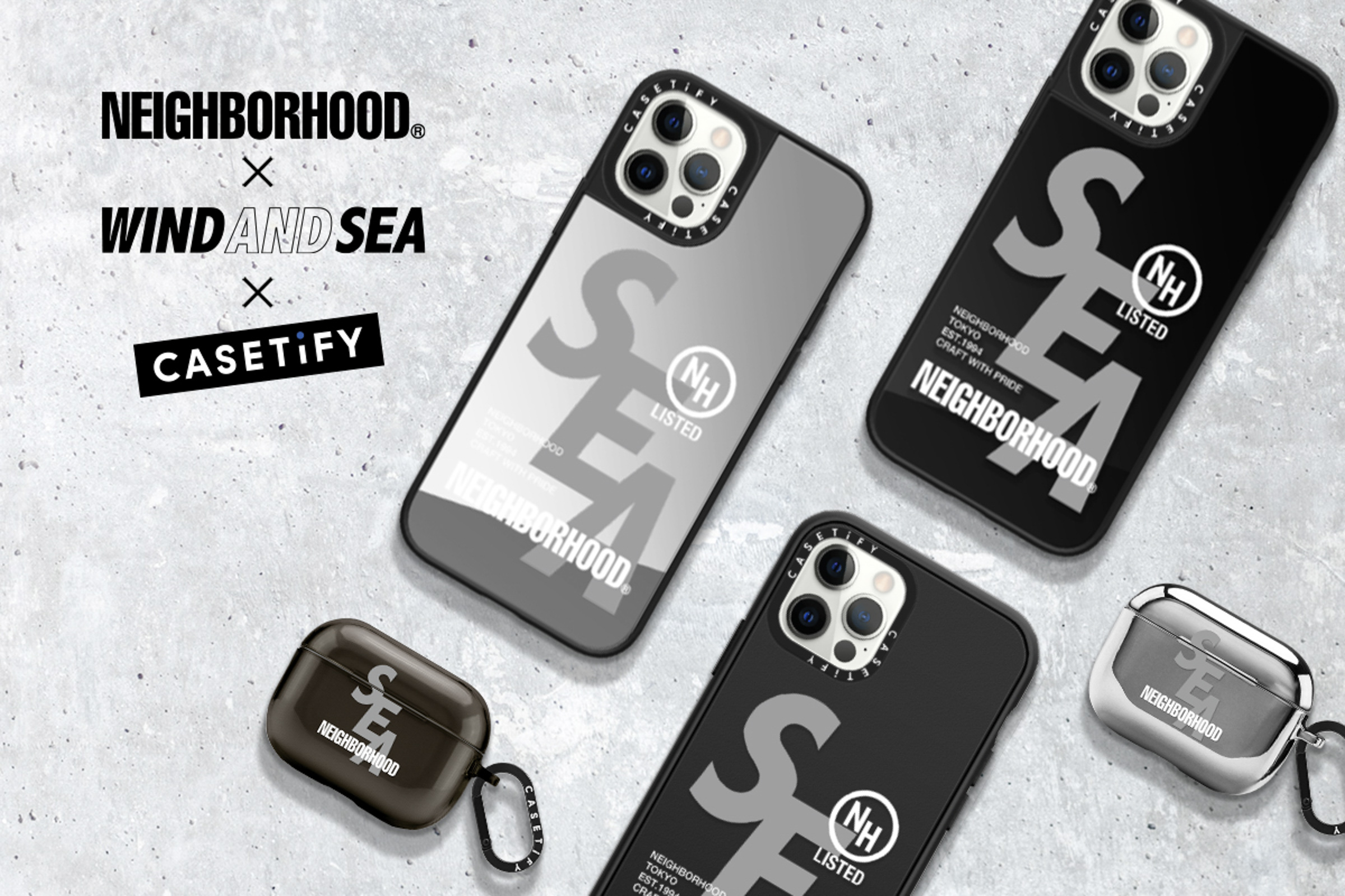 スマホアクセサリーWIND AND SEA CASETiFY iPhone XR コラボ ケース - iPhoneケース