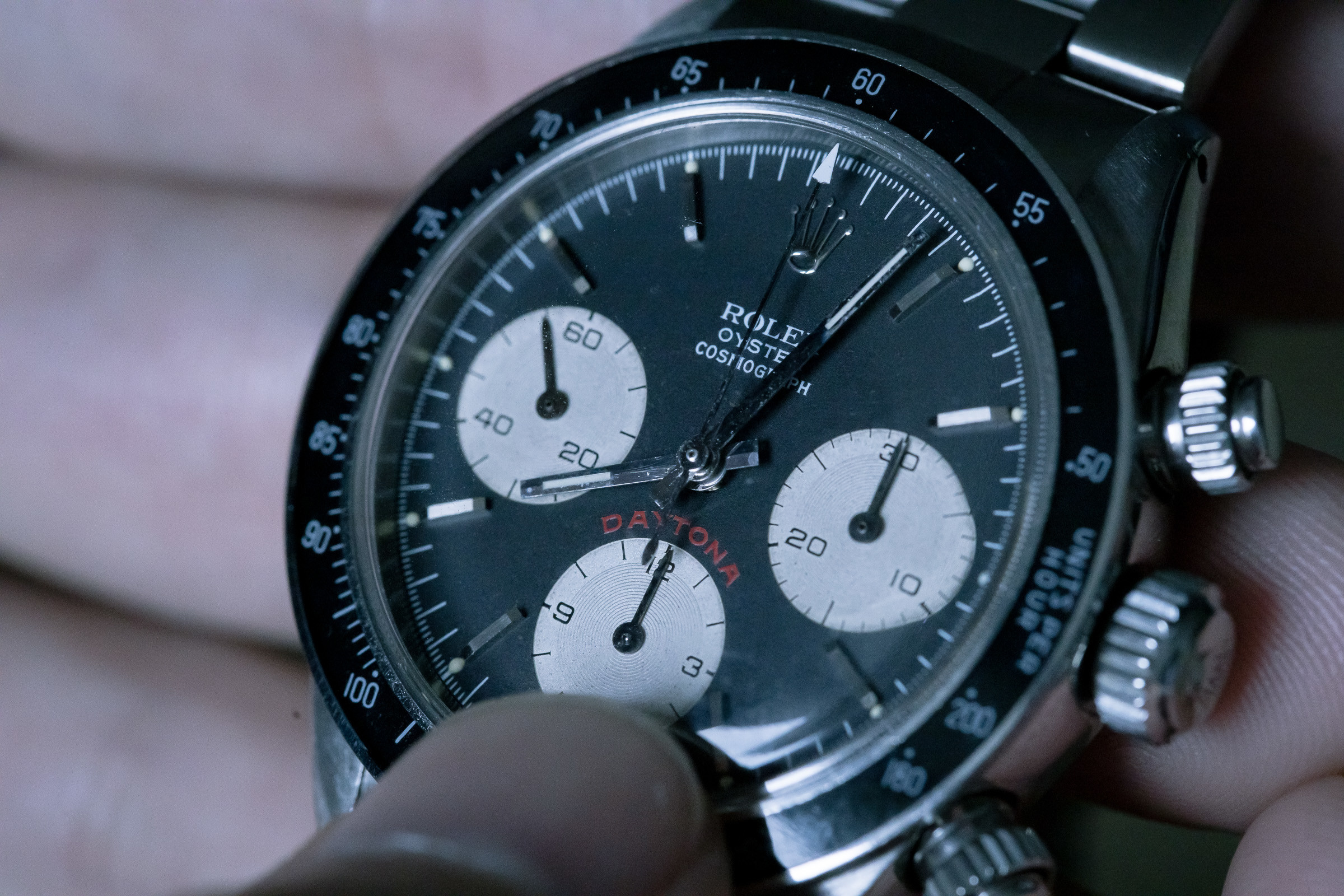 ロレックス純正部品 6263 デイトナ 手巻 Z反転プラベゼル - ブランド腕時計