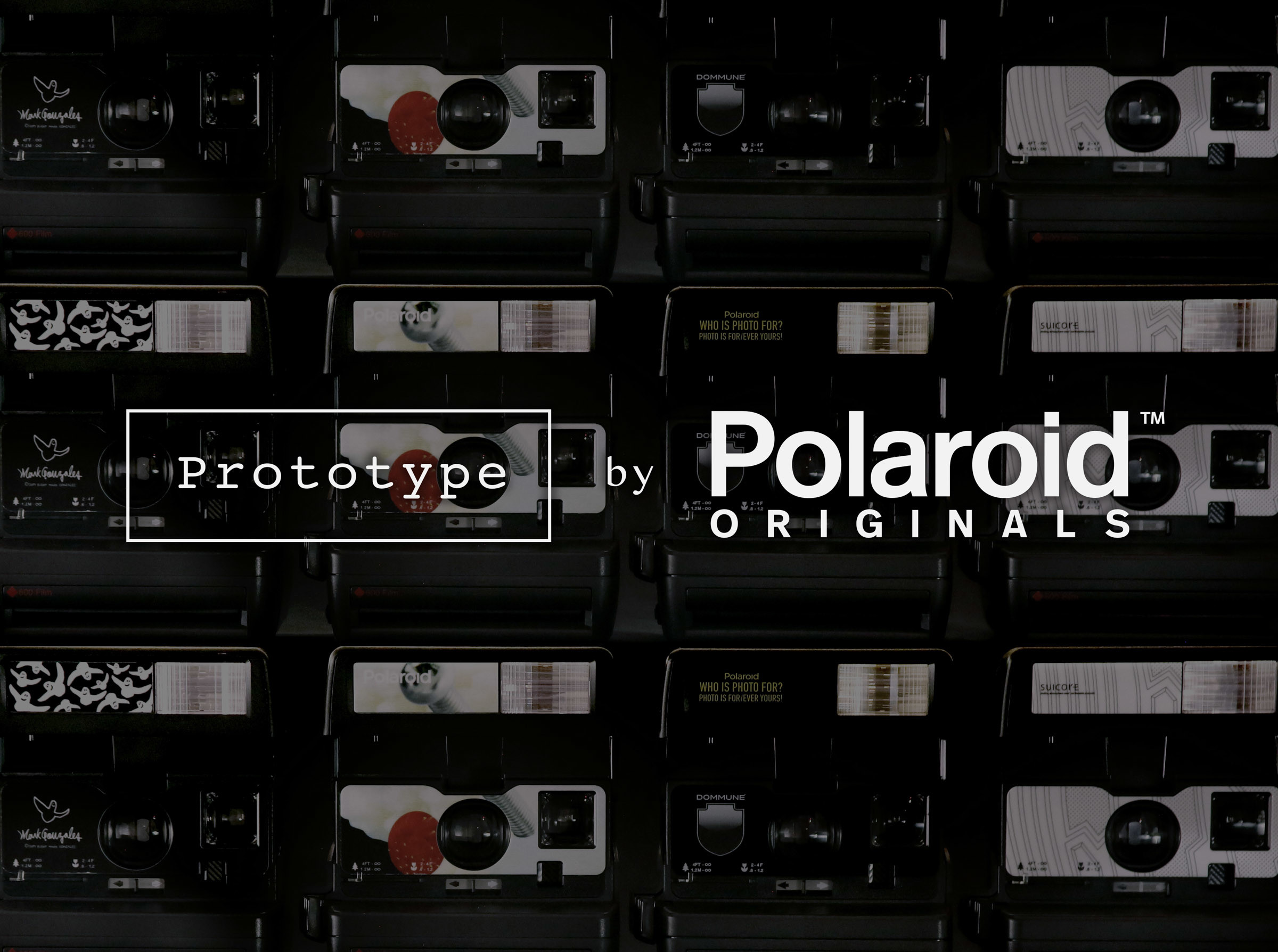 ポラロイド オリジナルズ」がヴィンテージカメラのリデザインプロジェクト始動、とんだ林蘭らとコラボ