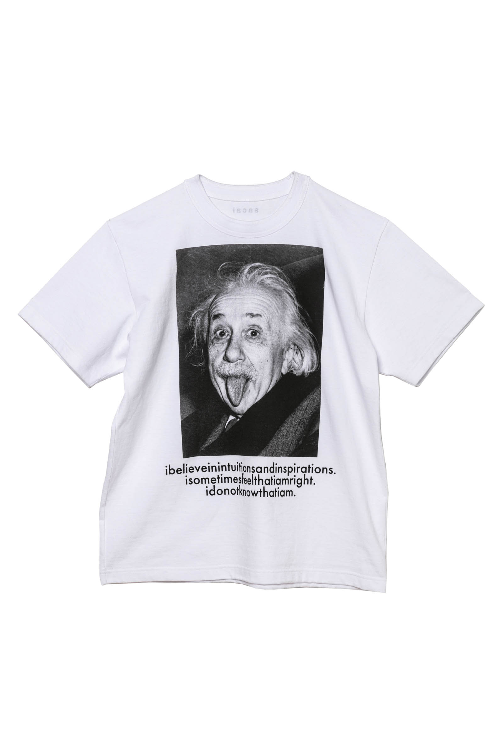 sacai Einstein T-Shirt アインシュタインメンズ - Tシャツ/カットソー(半袖/袖なし)