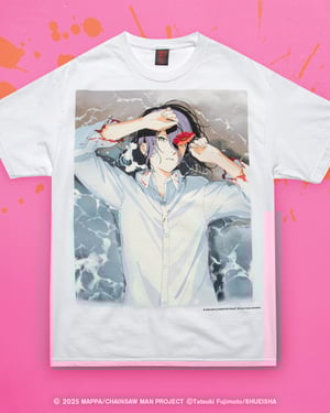 ギークスルール × チェンソーマン　レゼ編の公開後ヴィジュアルを使用したTシャツを発売