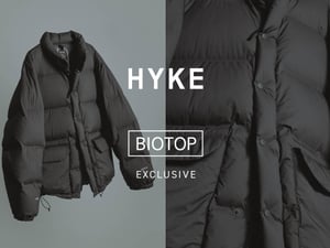 ハイク × ビオトープから新作ダウンジャケット登場　丈夫さと軽さを両立