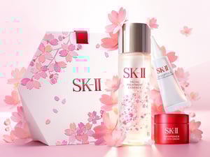 SK-IIが桜デザインの数量限定コフレ発売　桜をテーマに巡回するポップアップも
