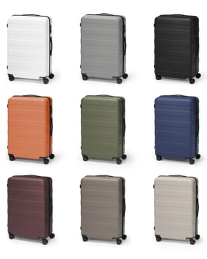 無印良品がバーを自由に調節できるハードキャリーケースを刷新、鍵を使わずに施錠できる仕様に