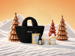 【2026年クリスマスコフレ】ダヴィネス：トートバックやポーチ付きの限定ヘアケアセット